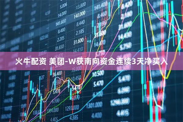 火牛配资 美团-W获南向资金连续3天净买入