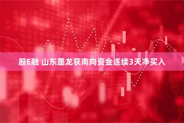 股E融 山东墨龙获南向资金连续3天净买入