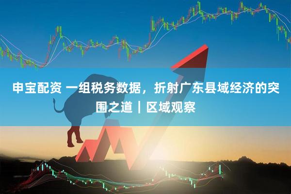 申宝配资 一组税务数据，折射广东县域经济的突围之道｜区域观察